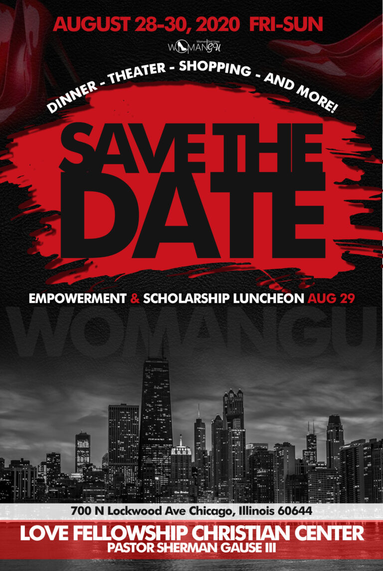 Chicago Save The Date Flyer frontside
